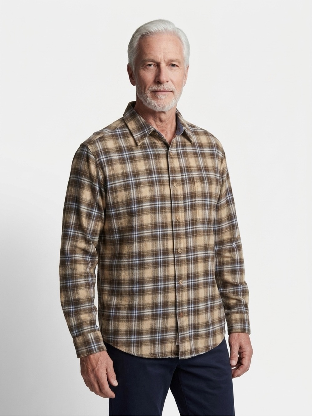 Weatherproof Vintage
Long Sleeve Plaid Flannel
Button Down Shirt